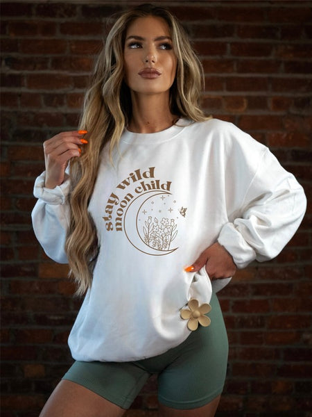 Stay Wild Gypsy Child Graphic Premium Sweatshirt