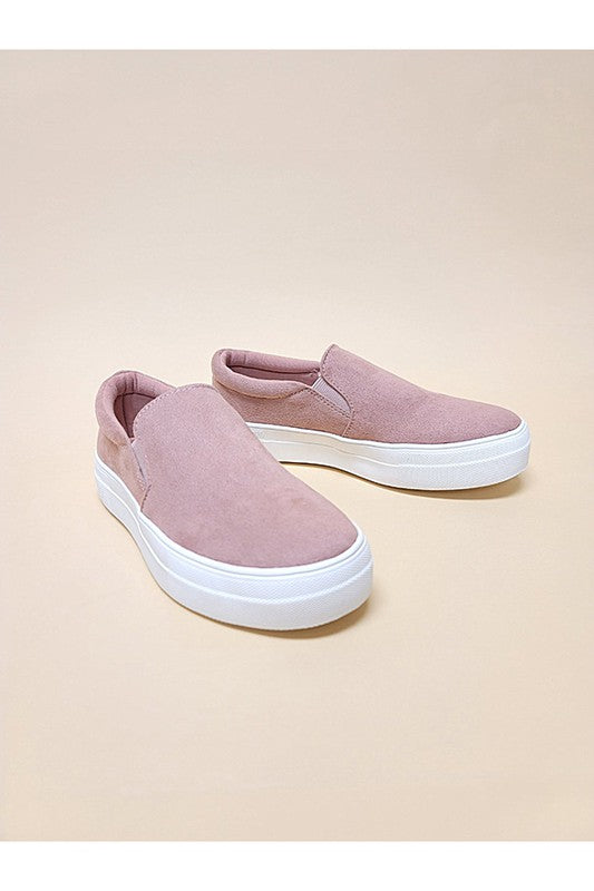 Dark Mauve Slip Ons