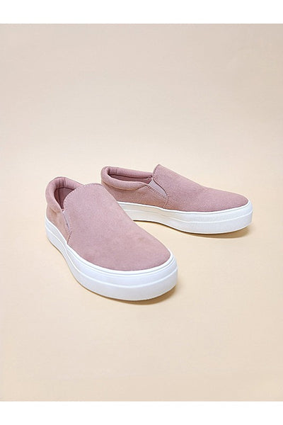 Dark Mauve Slip Ons