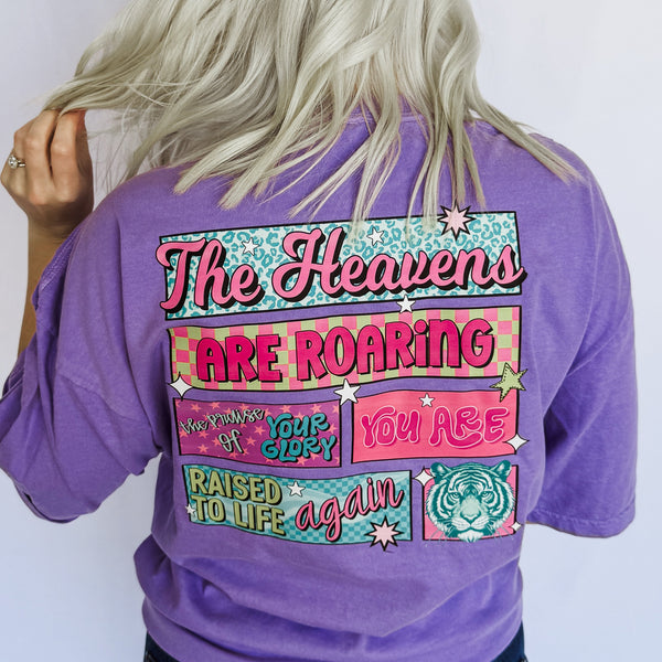Heavens Are Roaring Tiger Graphic Tee - Ruby Rebellion