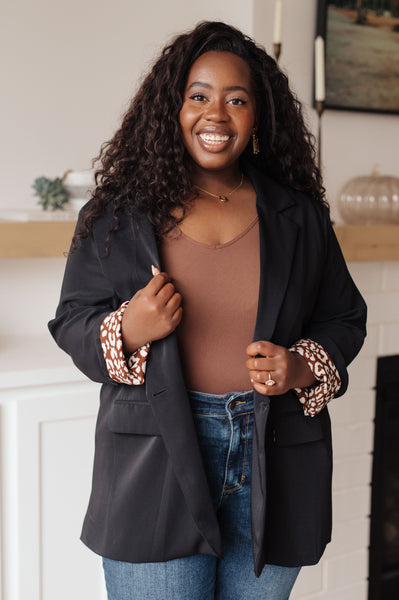 Every Day Blazer in Black - Ruby Rebellion