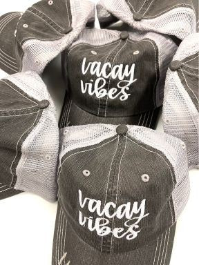 Vacay Vibes Embroidered Trucker