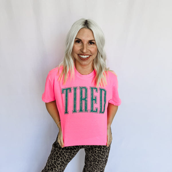 Tired Graphic Tee - Ruby Rebellion