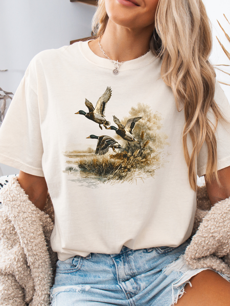 Golden Flight Mallard Graphic