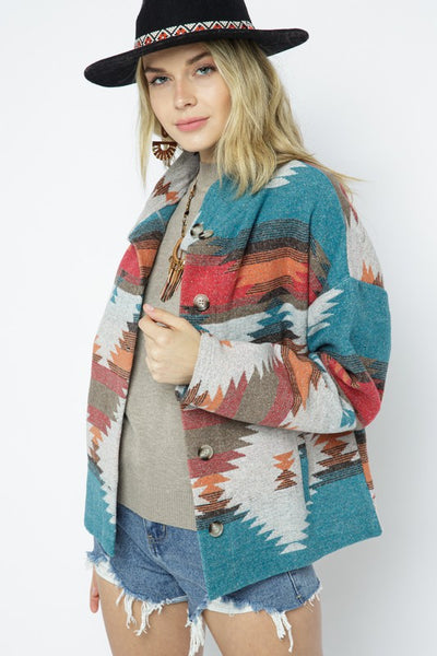 Soft & Comfy Aztec Jacket