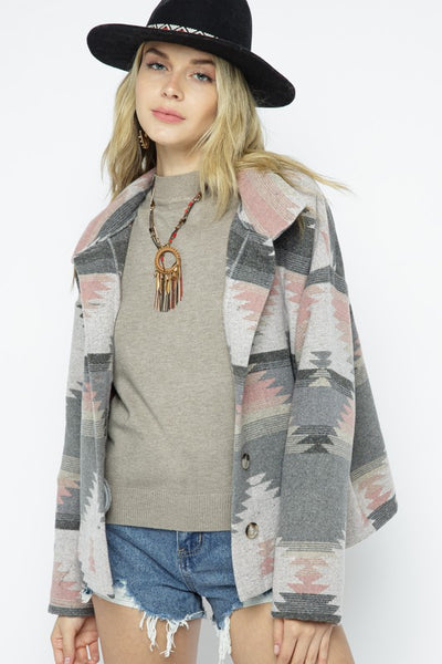 Soft & Comfy Aztec Jacket