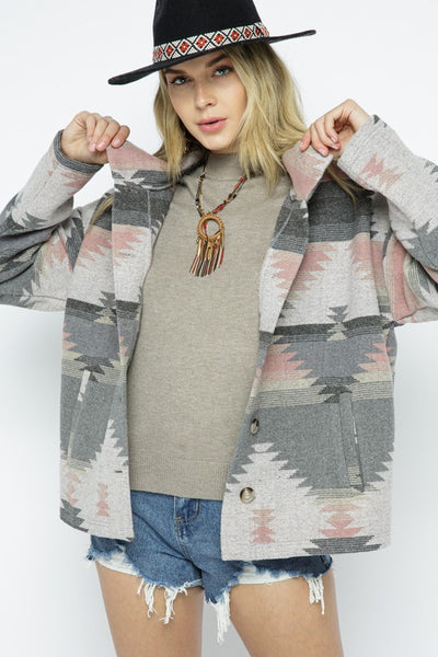 Soft & Comfy Aztec Jacket