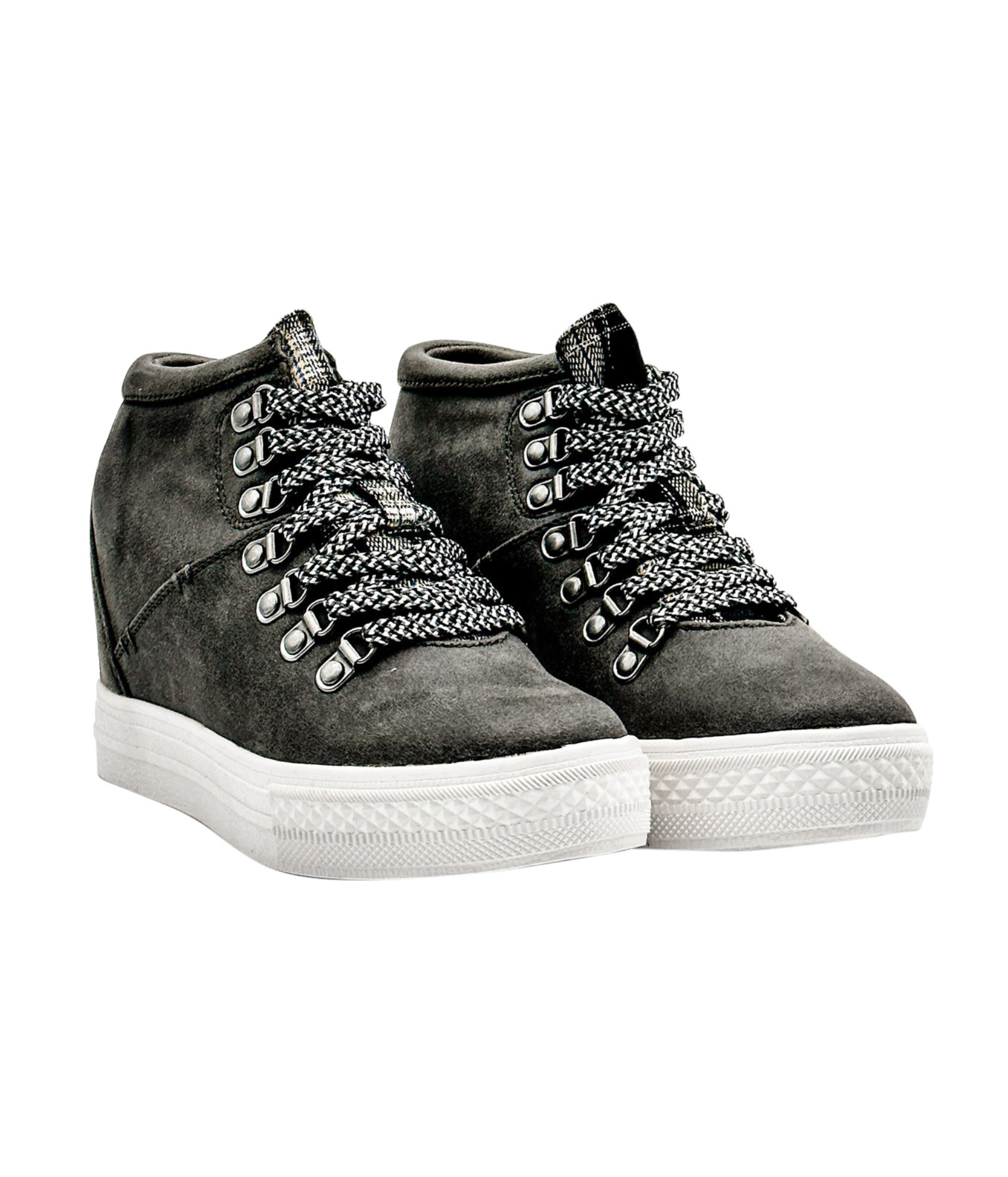 Tibi Sneaker in Grey - Rural Haze