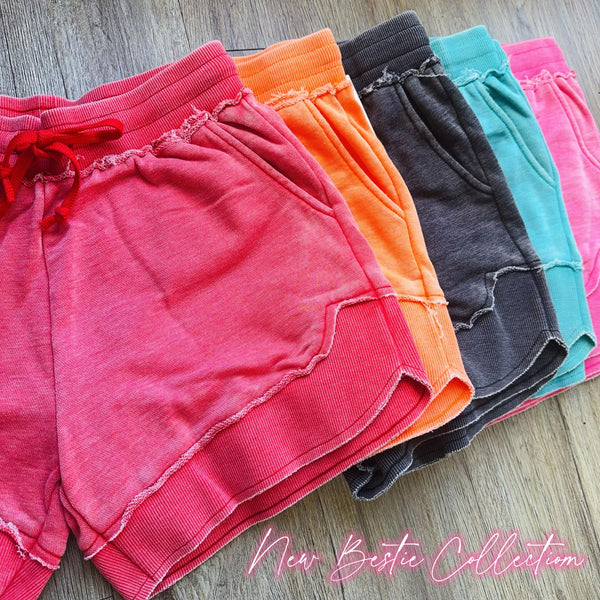 PREORDER: BFF Shorts in Five Colors - Ruby Rebellion
