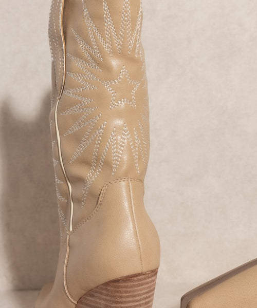 Emersyn Starburst Embroidery Boots