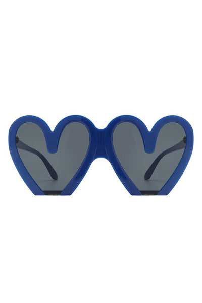 Heart Shaped Oversized Party Fashion Sunglasses
