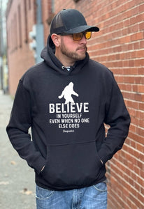 Believe In Yourself Graphic Hoodie - Plus Size