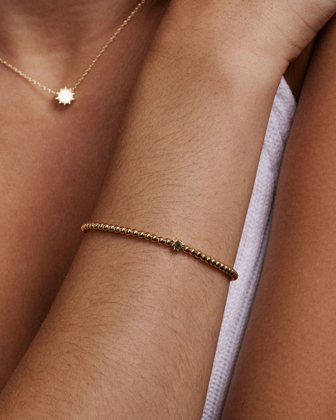You Are My Sunshine Beaded Icon Bracelet