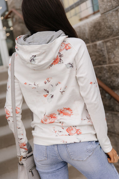 DoubleHood™ Sweatshirt - Brushed Blossoms