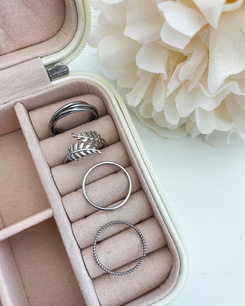 Silver Myla Ring Set