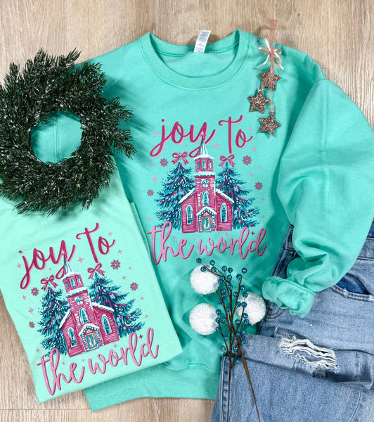 Joy to the World Graphic Tee and Graphic Sweatshirt
