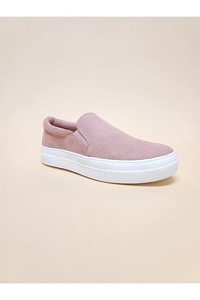 Dark Mauve Slip Ons