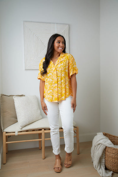 Cheryl High Rise Cuffed Boyfriend Jeans - Ruby Rebellion