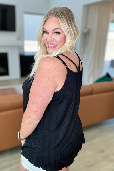 PREORDER: Nancy Ribbed Tank in Four Colors - Ruby Rebellion