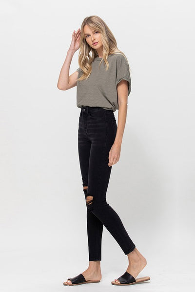 SUPER SOFT HIGH RISE SKINNY JEANS