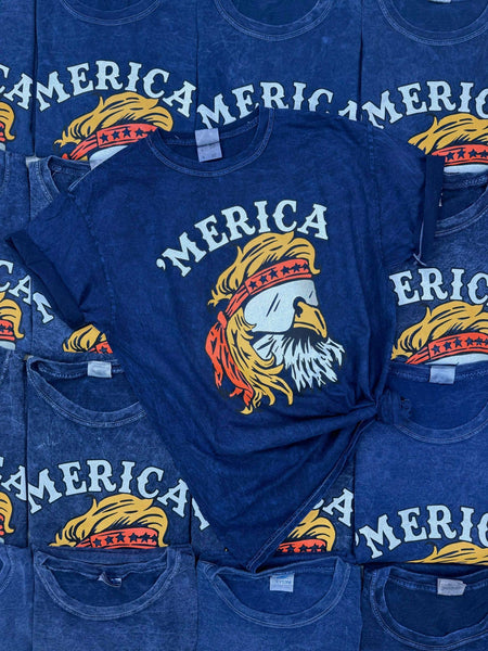 Merica Eagle Graphic Shirt, 4th of July Tee