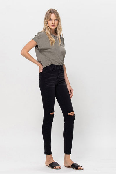 SUPER SOFT HIGH RISE SKINNY JEANS