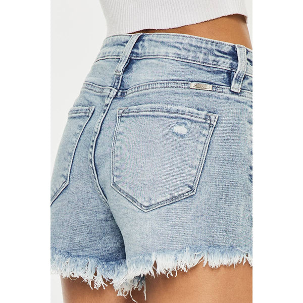 KanCan Jena High Rise Denim Shorts