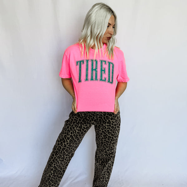 Tired Graphic Tee - Ruby Rebellion