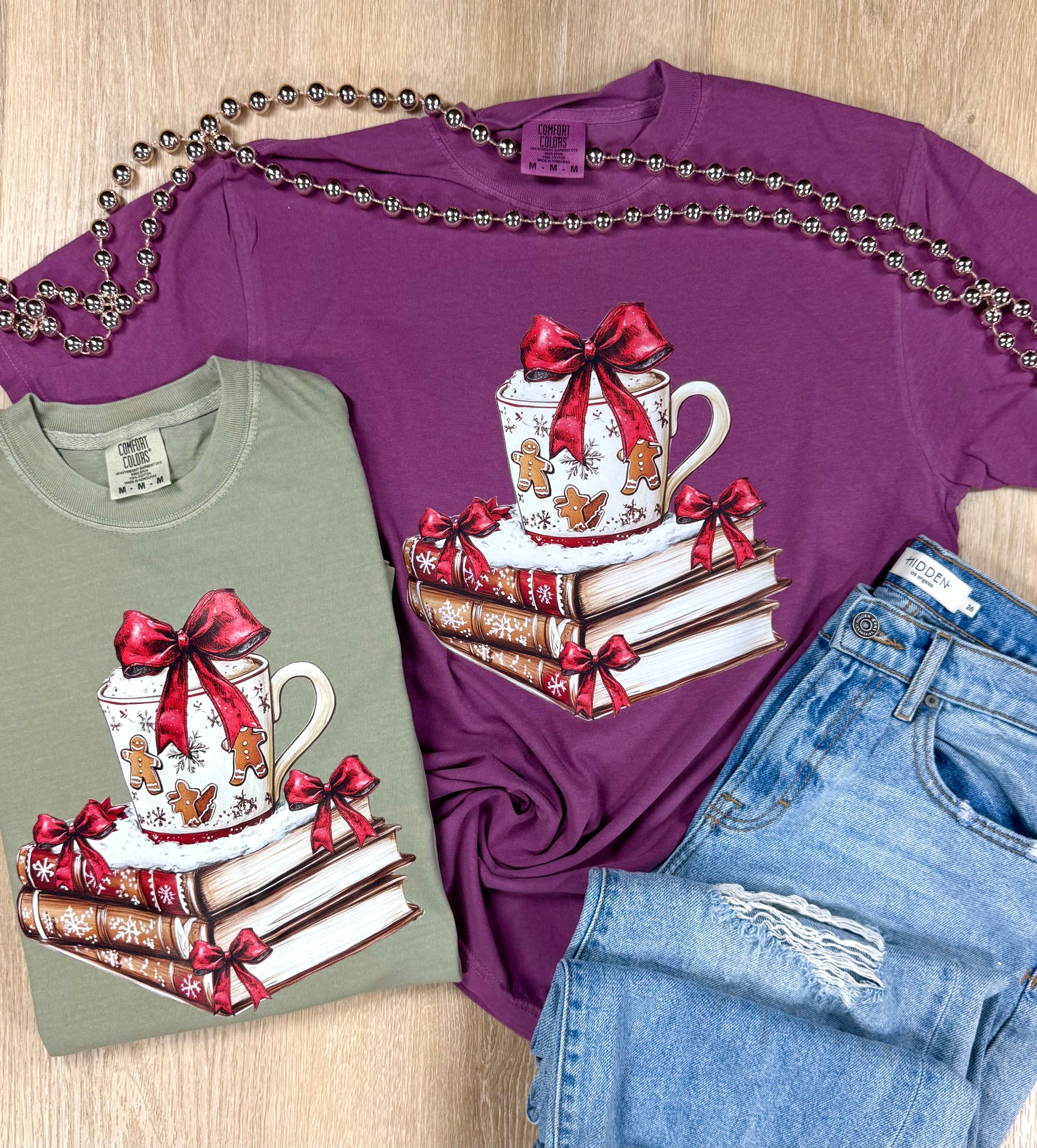 Gingerbooks Short or Long Sleeve Graphic Tees