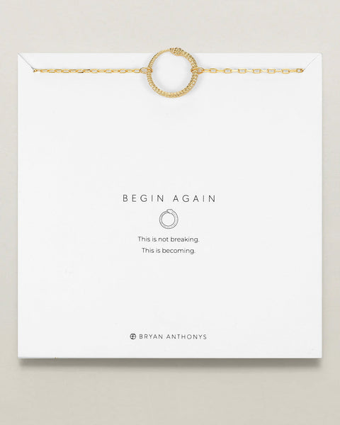 Begin Again Necklace - Ruby Rebellion