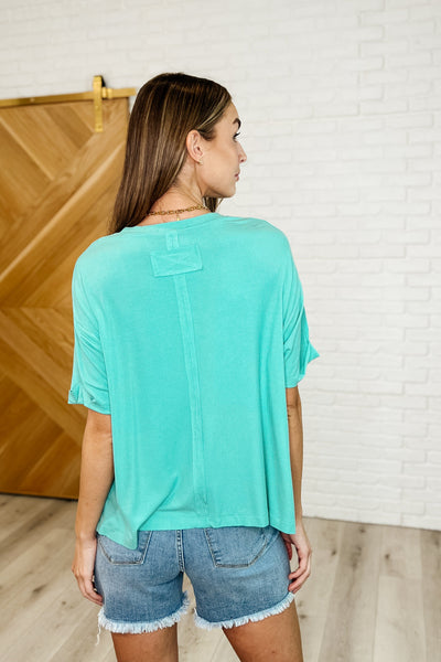 Bare Necessitee Relaxed Tee in Mint - Ruby Rebellion