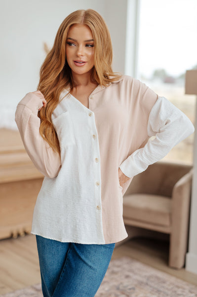 Block Party Button Down - Ruby Rebellion