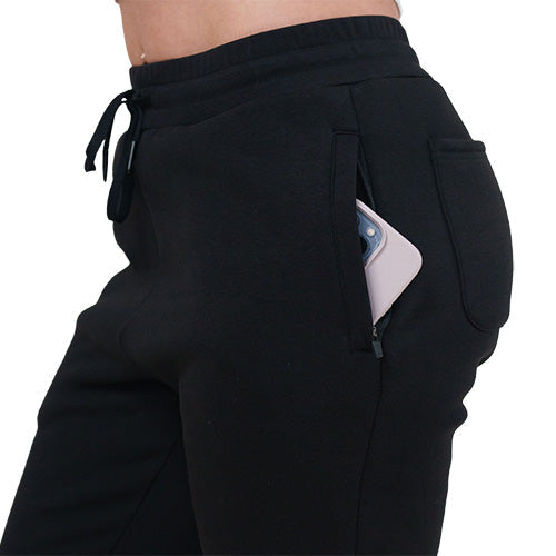 Rest Day Sweatpants | Fleece Lined | Black - Ruby Rebellion