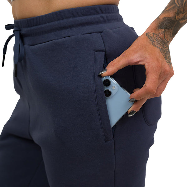 Rest Day Sweatpants | Fleece Lined | Navy - Ruby Rebellion
