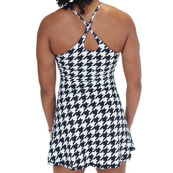 Limitless Dress | Checkmate Houndstooth