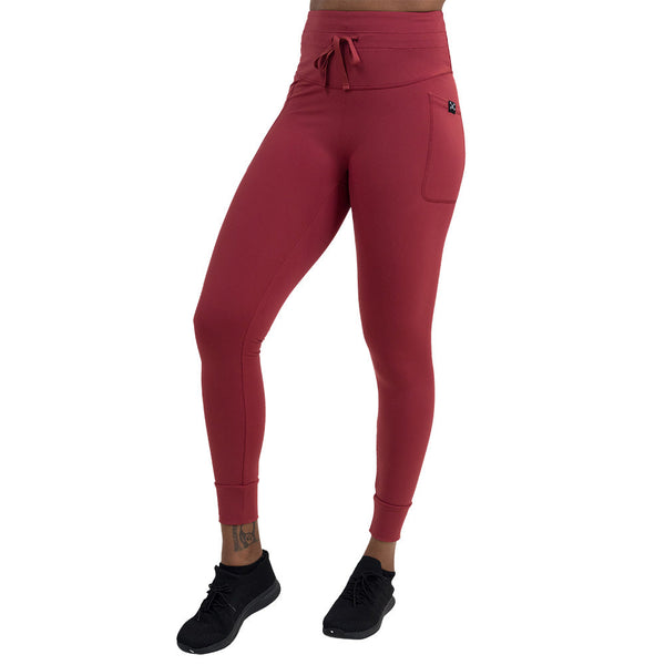 Omni Leggings | Garnet Red - Ruby Rebellion