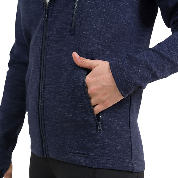 Rest Day Zip Up Sweatshirt | Navy - Ruby Rebellion