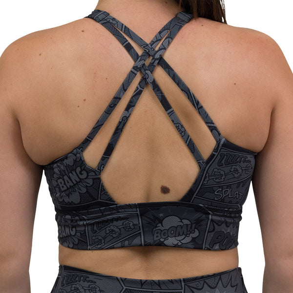 Longline Bra | Shadow Knockout - Ruby Rebellion