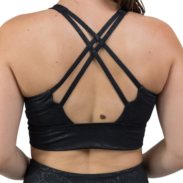 Longline Bra | Shadow Python - Ruby Rebellion