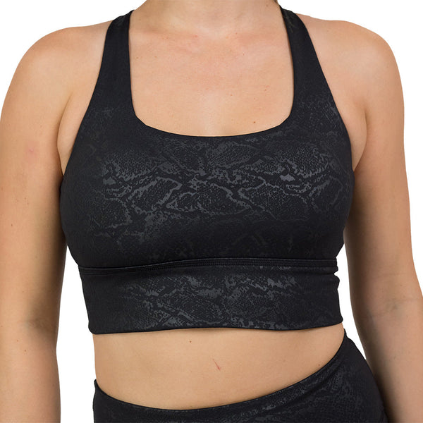 Longline Bra | Shadow Python - Ruby Rebellion