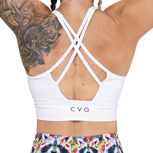 Longline Bra | White - Ruby Rebellion