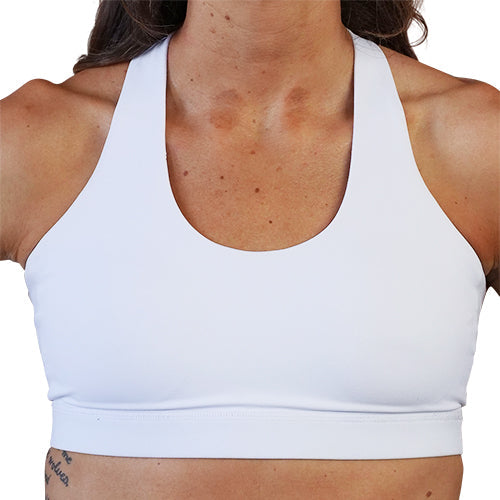 Butterfly Back Bra | All White - Ruby Rebellion