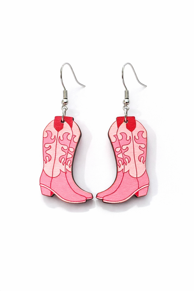 Southern Belle Cowgirl Boot Earrings