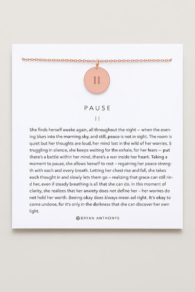 Pause Necklace