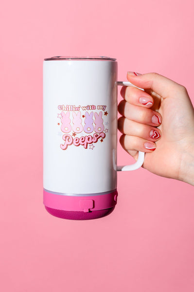 Chillin With My Peeps Speaker Tumbler - Ruby Rebellion