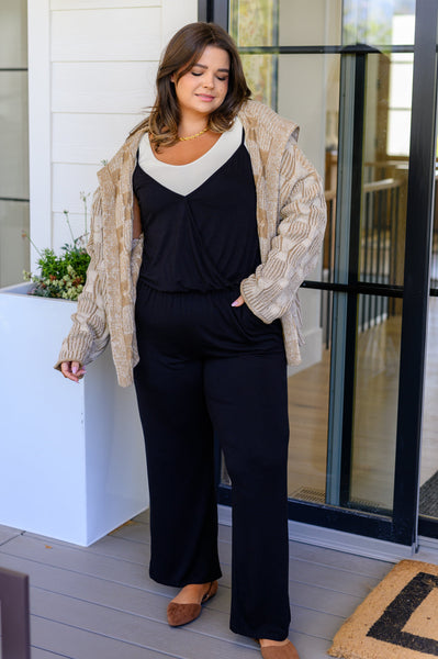 Completely Justified Jumpsuit in Black - Ruby Rebellion
