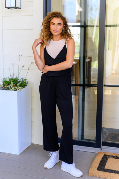 Completely Justified Jumpsuit in Black - Ruby Rebellion