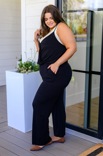 Completely Justified Jumpsuit in Black - Ruby Rebellion