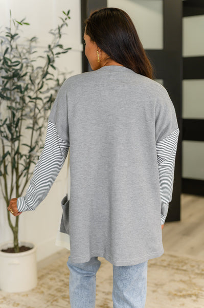 Consider it So Color Block Cardigan - Ruby Rebellion