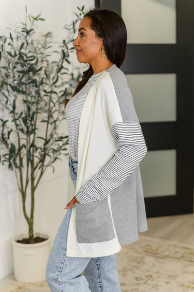 Consider it So Color Block Cardigan - Ruby Rebellion
